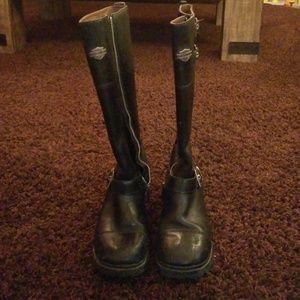 Harley davidson motor cycle boots womens